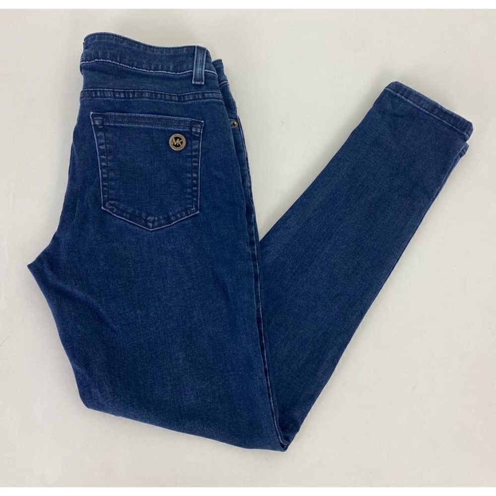 Michael Kors Skinny Jeans Blue Stretch Slim - Size 4